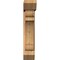 Ekena Millwork Olympic Slat Smooth Bracket w/ Offset Brace, Western Red Cedar, 7 1/2"W x 26"D x 38"H BKT0806X26X38OLY06SWR - alternate 4